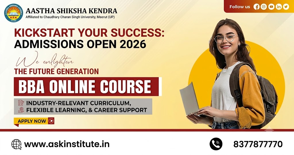 BBA Online Course admission 2026